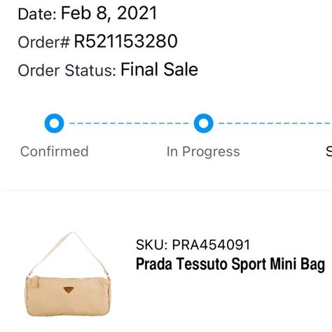 prada order status|prada beauty order status.